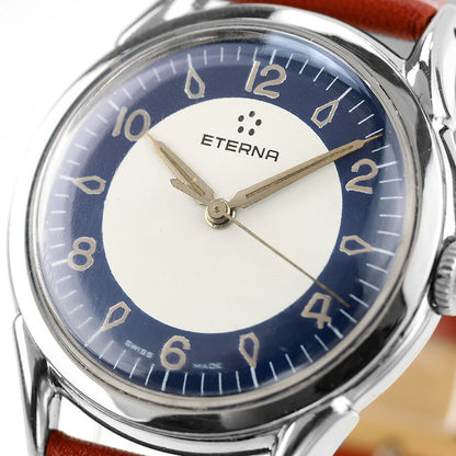 中古 レア エテルナ ETERNA ビンテージ リダンダイヤル ファンシーラグ セイタケケース 520 アナログ 腕時計 ブランド メンズ UW-OTH-00053