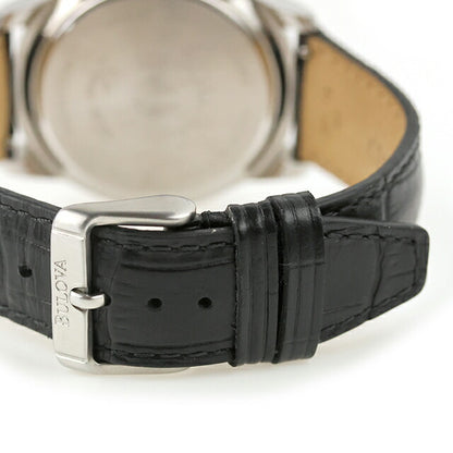 中古 ブローバ BULOVA Competence ヴィンテージクオーツクロノグラフ 黒文字盤 クオーツクロノ黒面黒革 アナログ 腕時計 ブランド メンズ UW-OTH-00058