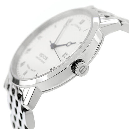 中古 超美品 エポス EPOS オリジナーレ 3針デイト シンプル スイス製自動巻き ETA 3387RSLM アナログ 腕時計 ブランド メンズ ホワイト UW-OTH-00060