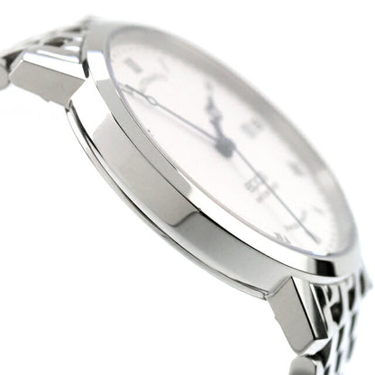 中古 超美品 エポス EPOS オリジナーレ 3針デイト シンプル スイス製自動巻き ETA 3387RSLM アナログ 腕時計 ブランド メンズ ホワイト UW-OTH-00060