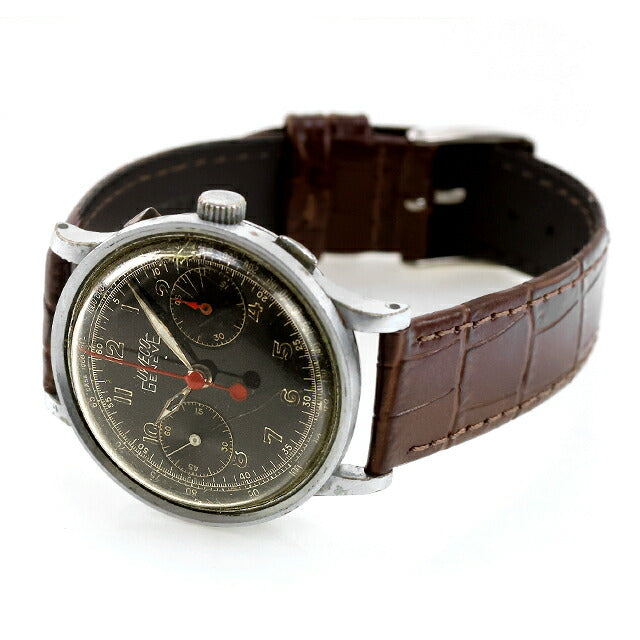 Used UWECO Compax Cal.385 Hand-wound Chronograph Universal Geneve Cal.385 Analog Watch Brand Men&