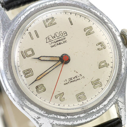 中古 ZEWOGA ZEWOGA Cal.49 ピタゴラス ミネルヴァ製 手巻き センターセコンド ミリタリー Cal.49 アナログ 腕時計 ブランド メンズ UW-OTH-00063