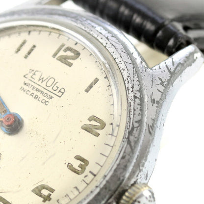 中古 ZEWOGA ZEWOGA Cal.49 ピタゴラス ミネルヴァ製 手巻き センターセコンド ミリタリー Cal.49 アナログ 腕時計 ブランド メンズ UW-OTH-00063