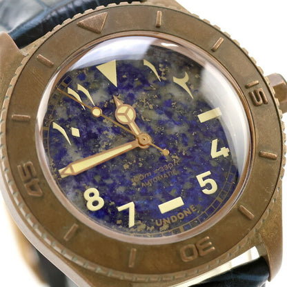 中古 レア UNDONE UNDONE アラビアン・ナイト ラピスラズリダイヤル 限定モデル ブロンズ 青銅 アラビアン・ナイト 腕時計 ブランド メンズ UW-OTH-00064