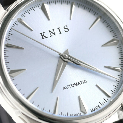 Used Good Condition Varnished KNIS Automatic Sunray Dial Ice Blue Made in Japan MIYOTA Analog Watch Brand Men&