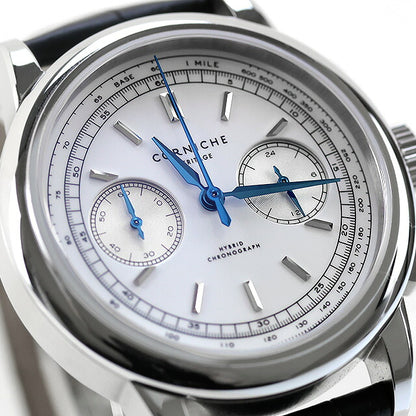 中古 美品 コーニッシュ CORNICHE ヘリテージ クロノグラフ サファイアガラス TMI VK64 メカクォーツ CW-HC-SWB アナログ 腕時計 ブランド メンズ UW-OTH-00077