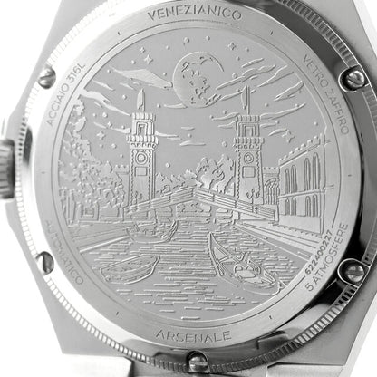 中古 美品 ヴェネチアニコ Venezianico ARSENALE アルセナーレ 40mm ラグスポテイスト 薄型 Miyota 9029 6221503C アナログ 腕時計 メンズ UW-OTH-00080
