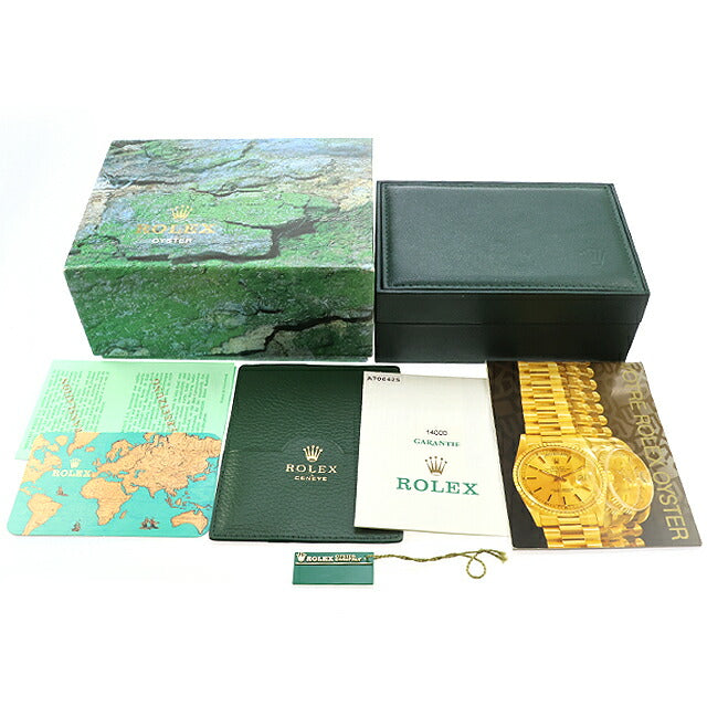中古 美品 ロレックス ROLEX エアキング 369 アラビア Aシリアル A番 1998年 1999年 アナログ 腕時計 ブランド メンズ ネイビー UW-RX-AK-00001