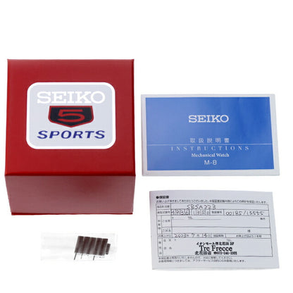 中古 美品 セイコー SEIKO 55周年記念 限定モデル 初代セイコー 5スポーツ 復刻モデル ファイブ SBSA223 アナログ 腕時計 ブランド UW-SJ-5S-00010