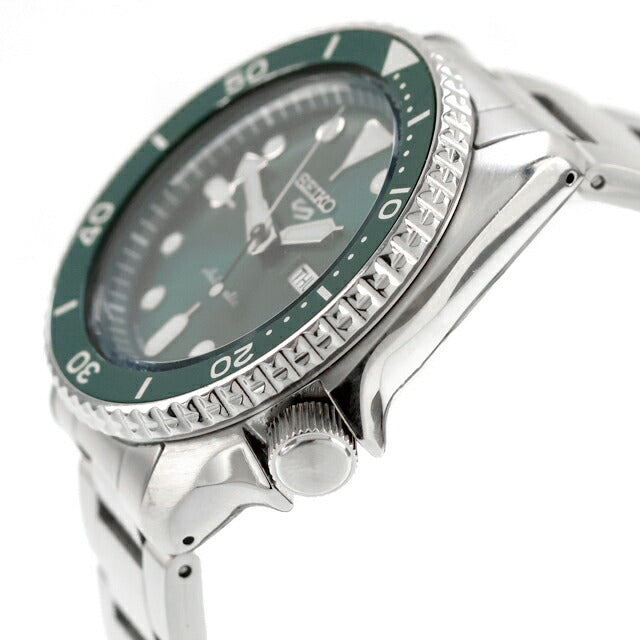 中古 セイコー SEIKO セイコー5スポーツ 4R36 グリーン SRPD61 自動