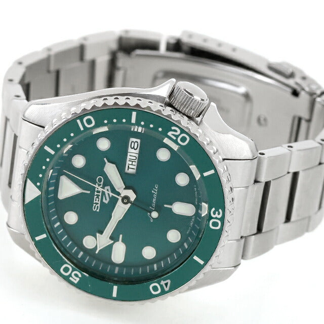 中古 セイコー SEIKO セイコー5スポーツ 4R36 グリーン SRPD61 自動
