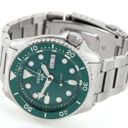 中古 セイコー SEIKO セイコー5スポーツ 4R36 グリーン SRPD61 自動巻き SRPD61 (SBSA011) アナログ 腕時計 ブランド メンズ グリーン UW-SJ-5S-00012