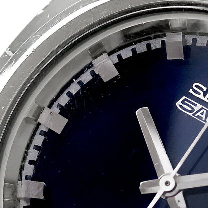 中古 セイコー SEIKO 5ACTUS ファイブアクタス 当時モノ社外ブレス 1971年1月製造 7019-7010 アナログ 腕時計 ブランド メンズ ネイビー UW-SJ-5S-00015