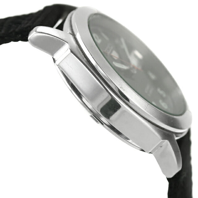中古 セイコー SEIKO ファイブ 5 フルアラビア ミリタリー調 7S26-0400 アナログ 腕時計 ブランド メンズ ブラック UW-SJ-5S-00017