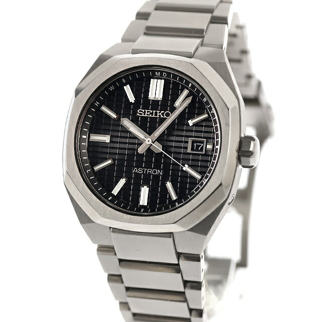 中古 セイコー SEIKO アストロン NEXTER ネクスター DYNA ダイナ 電波ソーラー SBXY063 アナログ 腕時計 ブランド メンズ ブラック 黒 UW-SJ-AS-00012
