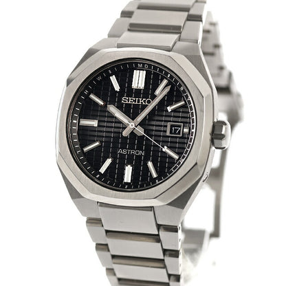 中古 セイコー SEIKO アストロン NEXTER ネクスター DYNA ダイナ 電波ソーラー SBXY063 アナログ 腕時計 ブランド メンズ ブラック 黒 UW-SJ-AS-00012