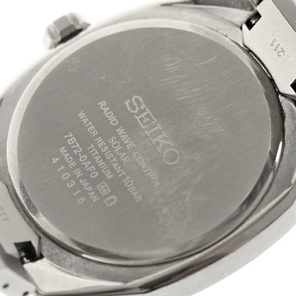 中古 セイコー SEIKO アストロン NEXTER ネクスター DYNA ダイナ 電波ソーラー SBXY063 アナログ 腕時計 ブランド メンズ ブラック 黒 UW-SJ-AS-00012