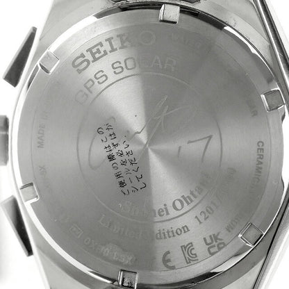 中古 セイコー SEIKO アストロン 大谷翔平 2022限定モデル GPS衛星電波ソーラー コアショップ専用モデル チタン SBXC125 腕時計 メンズ UW-SJ-AS-00017