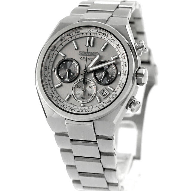 中古 美品 セイコー SEIKO アストロン ネクスター Nexter ワールドタイム 電波ソーラー SBXY095 アナログ 腕時計 ブランド メンズ UW-SJ-AS-00018