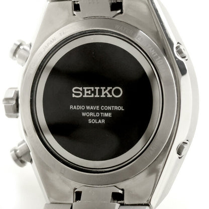 中古 美品 セイコー SEIKO アストロン ネクスター Nexter ワールドタイム 電波ソーラー SBXY095 アナログ 腕時計 ブランド メンズ UW-SJ-AS-00018