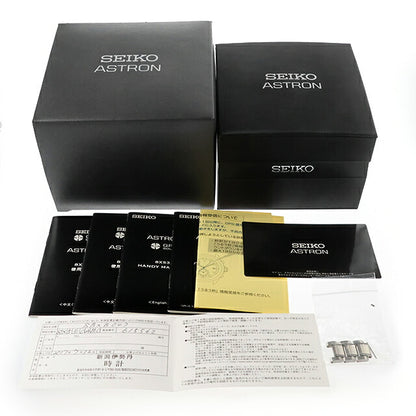 中古 セイコー SEIKO アストロン GPSソーラー 8X53-0AB0 デュアルタイム チタン セラミック SBXB047 アナログ 腕時計 ブランド メンズ ホワイト UW-SJ-AS-00021