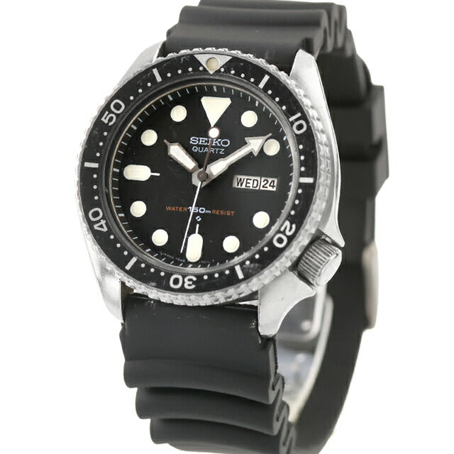 中古 セイコー SEIKO ダイバー 150m ダイバーズウォッチ 7548 オールドクオーツ 1983年5月製造 7548-7000 アナログ 腕時計 ブランド メンズ UW-SJ-DV-00001