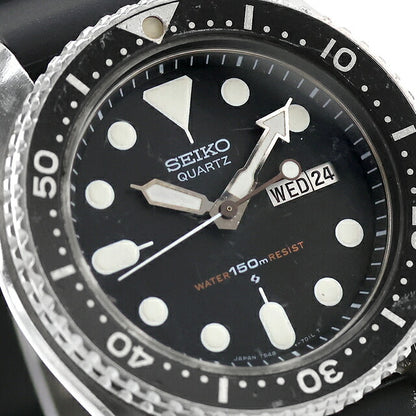 中古 セイコー SEIKO ダイバー 150m ダイバーズウォッチ 7548 オールドクオーツ 1983年5月製造 7548-7000 アナログ 腕時計 ブランド メンズ UW-SJ-DV-00001