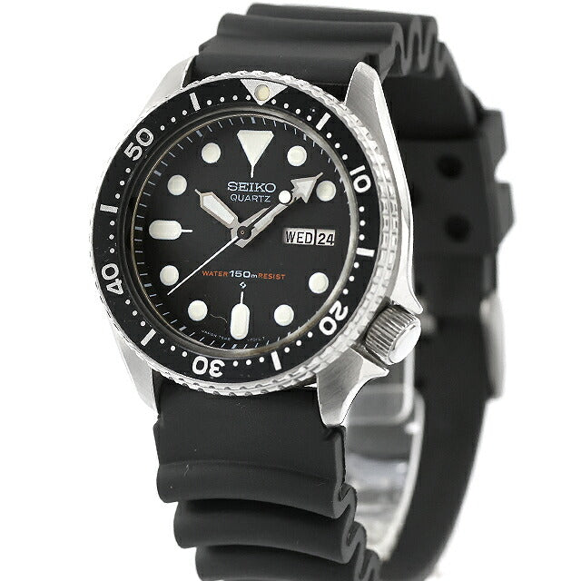 中古 セイコー SEIKO ダイバー 150m ダイバーズウォッチ 7548 オールドクオーツ 1981年2月製造 7548-7000 アナログ 腕時計 ブランド メンズ UW-SJ-DV-00002