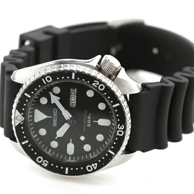 中古 セイコー SEIKO プロフェッショナル ダイバー 200m 7C43 ダイバーズウォッチ オールドクオーツ 1985年10月製造 7043-7010 腕時計 メンズ UW-SJ-DV-00003