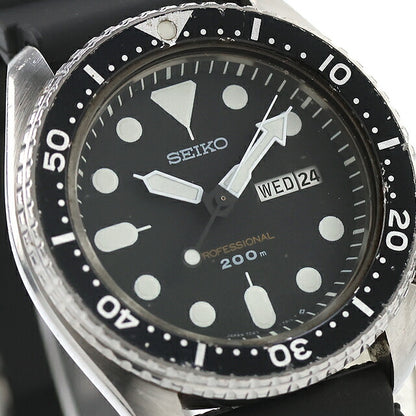 中古 セイコー SEIKO プロフェッショナル ダイバー 200m 7C43 ダイバーズウォッチ オールドクオーツ 1985年10月製造 7043-7010 腕時計 メンズ UW-SJ-DV-00003