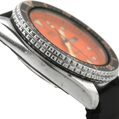 中古 セイコー SEIKO ダイバーズウォッチ 150m オレンジ 7548 オールドクオーツ 1982年1月製造 7548-700C アナログ 腕時計 ブランド メンズ UW-SJ-DV-00005