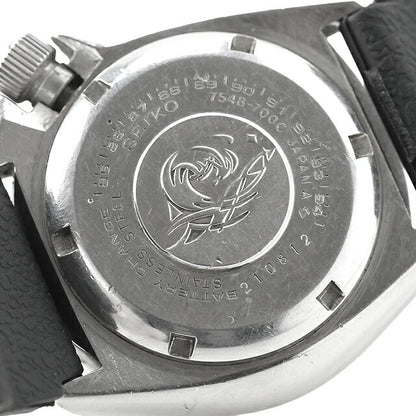中古 セイコー SEIKO ダイバーズウォッチ 150m オレンジ 7548 オールドクオーツ 1982年1月製造 7548-700C アナログ 腕時計 ブランド メンズ UW-SJ-DV-00005