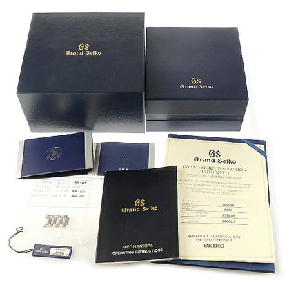 中古 セイコー SEIKO グランドセイコー 9Sメカニカル ブライトチタン 廃盤モデル SBGR259 アナログ 腕時計 ブランド メンズ シルバー UW-SJ-GS-00008
