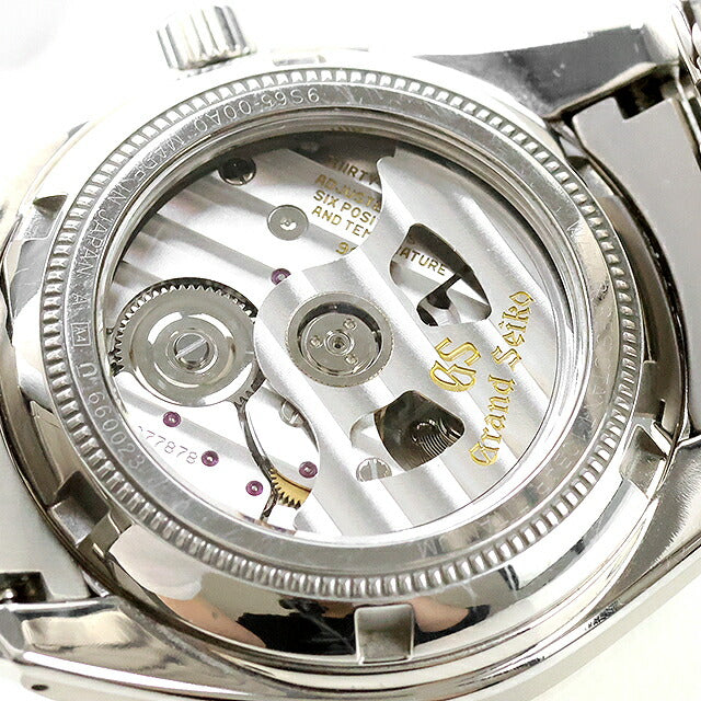中古 セイコー SEIKO グランドセイコー 9Sメカニカル ブライトチタン 廃盤モデル SBGR259 アナログ 腕時計 ブランド メンズ シルバー UW-SJ-GS-00008