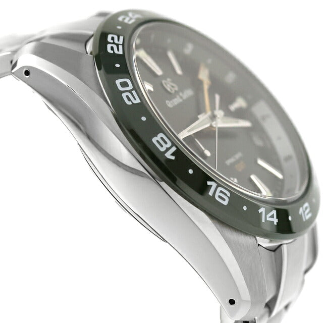 中古 超美品 セイコー SEIKO グランドセイコー スポーツコレクション スプリングドライブ GMT 9R66-0AL0 アナログ 腕時計 ブランド メンズ UW-SJ-GS-00011