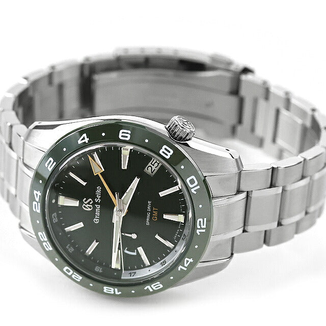 中古 超美品 セイコー SEIKO グランドセイコー スポーツコレクション スプリングドライブ GMT 9R66-0AL0 アナログ 腕時計 ブランド メンズ UW-SJ-GS-00011
