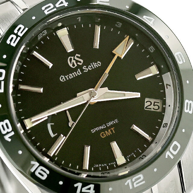 中古 超美品 セイコー SEIKO グランドセイコー スポーツコレクション スプリングドライブ GMT 9R66-0AL0 アナログ 腕時計 ブランド メンズ UW-SJ-GS-00011