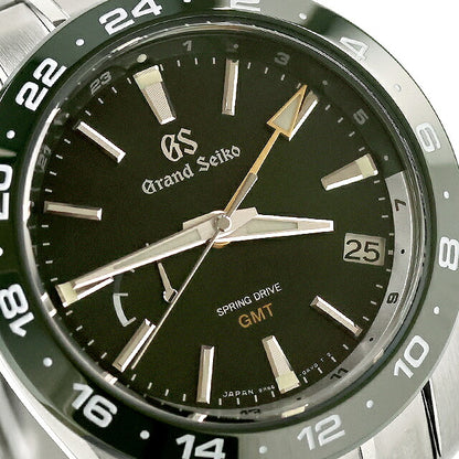 中古 超美品 セイコー SEIKO グランドセイコー スポーツコレクション スプリングドライブ GMT 9R66-0AL0 アナログ 腕時計 ブランド メンズ UW-SJ-GS-00011
