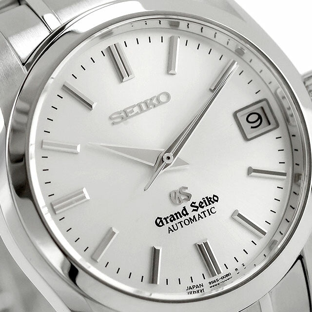 中古 仕上げ済 美品 セイコー SEIKO グランドセイコー メカニカル スタンダード 9S65-00B0 アナログ 腕時計 ブランド メンズ シルバー UW-SJ-GS-00013