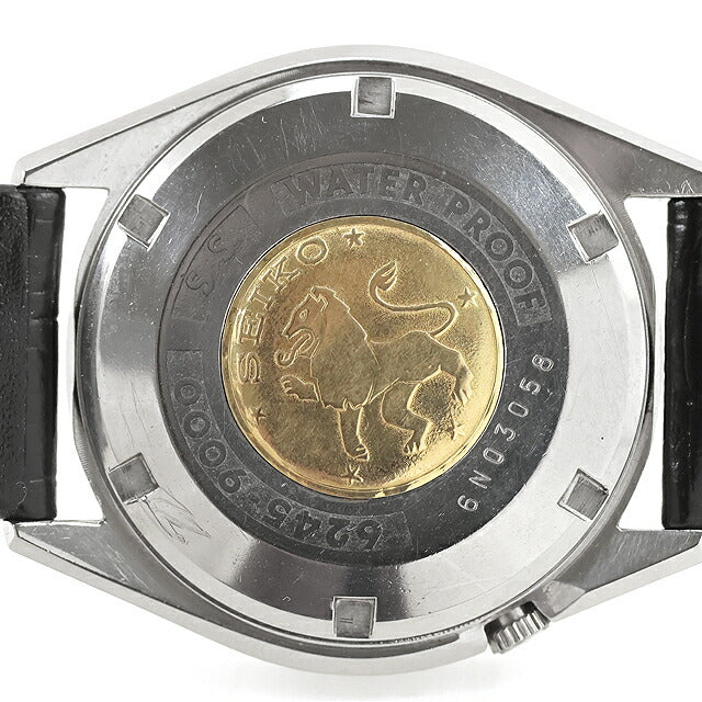 中古 OH済 セイコー SEIKO グランドセイコー 62GS デイト 初期型 獅子メダリオン 1966年製 アナログ 腕時計 ブランド メンズ シャンパンゴールド ブラック UW-SJ-GS-00015