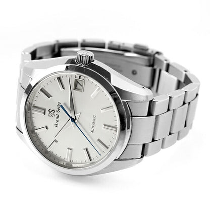 中古 セイコー SEIKO ヘリテージコレクション 9Sメカニカル 青針 9S68-00B0 SBGR307 アナログ 腕時計 ブランド メンズ シルバー UW-SJ-GS-00019
