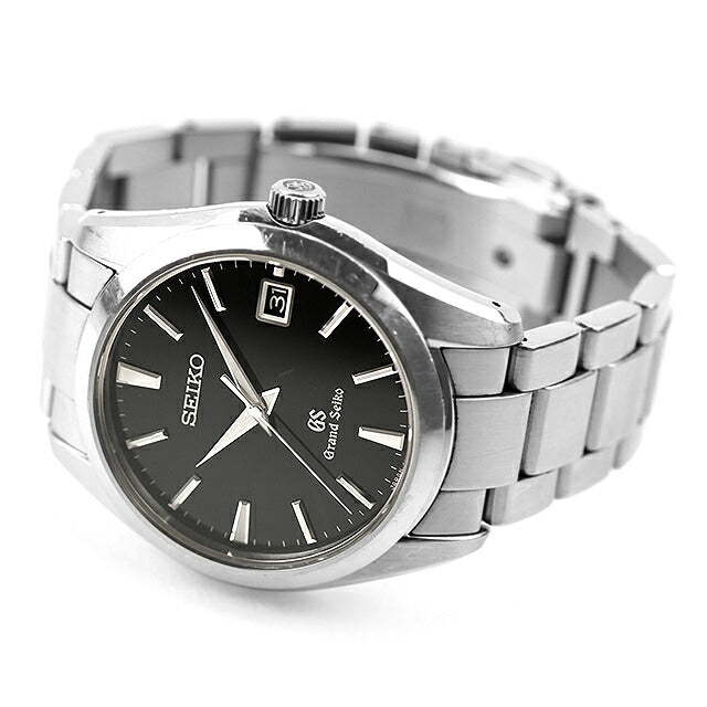 中古 セイコー SEIKO グランドセイコー ヘリテージコレクション 9Fクオーツ 9F82-0AF0 SBGV023 アナログ 腕時計 ブランド メンズ ブラック UW-SJ-GS-00023