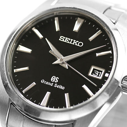 中古 セイコー SEIKO グランドセイコー ヘリテージコレクション 9Fクオーツ 9F82-0AF0 SBGV023 アナログ 腕時計 ブランド メンズ ブラック UW-SJ-GS-00023