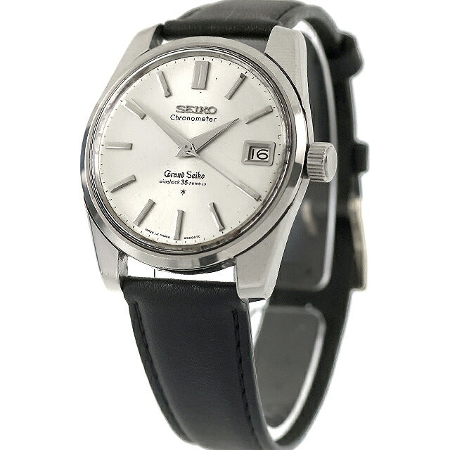 中古 OH済 セイコー SEIKO グランドセイコー セルフデーター セカンドモデル クロノメーター 獅子 1964年製 社外リューズ 43999 腕時計 メンズ UW-SJ-GS-00024