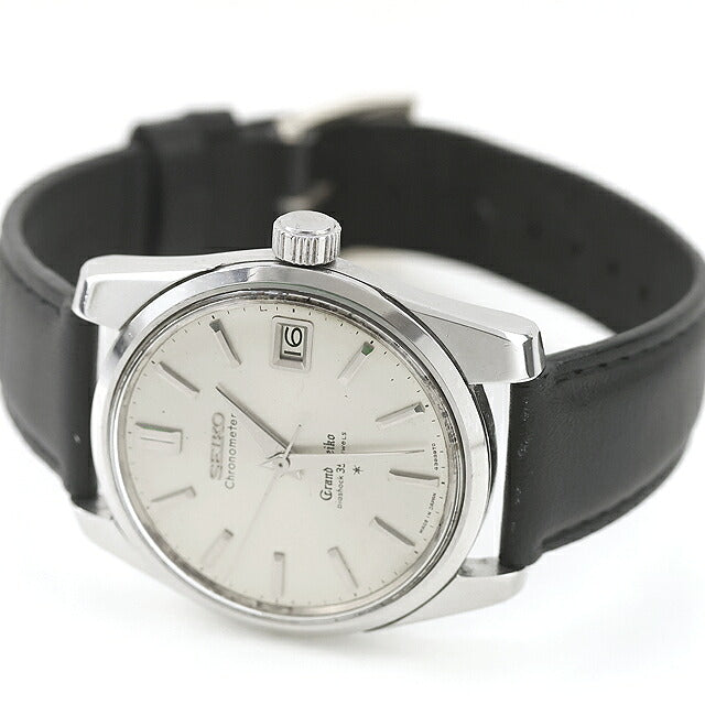 中古 OH済 セイコー SEIKO グランドセイコー セルフデーター セカンドモデル クロノメーター 獅子 1964年製 社外リューズ 43999 腕時計 メンズ UW-SJ-GS-00024