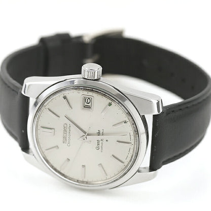 中古 OH済 セイコー SEIKO グランドセイコー セルフデーター セカンドモデル クロノメーター 獅子 1964年製 社外リューズ 43999 腕時計 メンズ UW-SJ-GS-00024