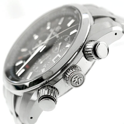中古 セイコー SEIKO グランドセイコー スポーツコレクション スプリングドライブ クロノグラフ GMT SBGC203 (9R86-0AA0) 腕時計 メンズ UW-SJ-GS-00025