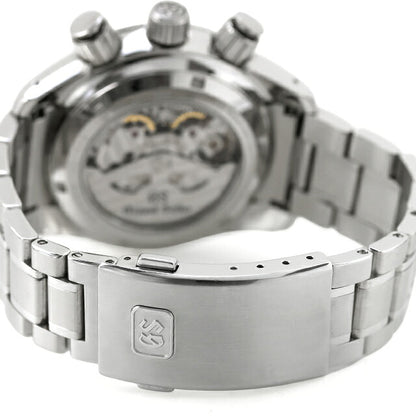 中古 セイコー SEIKO グランドセイコー スポーツコレクション スプリングドライブ クロノグラフ GMT SBGC203 (9R86-0AA0) 腕時計 メンズ UW-SJ-GS-00025