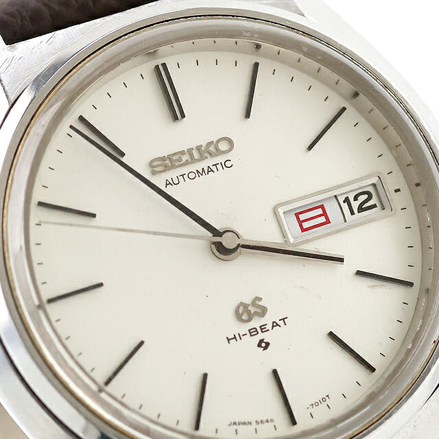 中古 OH済 セイコー SEIKO グランドセイコー 56GS デイデイト 1974年3月製 昭和49年 5646-7011 アナログ 腕時計 ブランド メンズ UW-SJ-GS-00028
