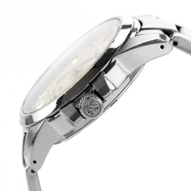 中古 セイコー SEIKO グランドセイコー ヘリテージコレクション スプリングドライブ 9R65 9R65-0AG1 アナログ 腕時計 ブランド メンズ アイボリー UW-SJ-GS-00035